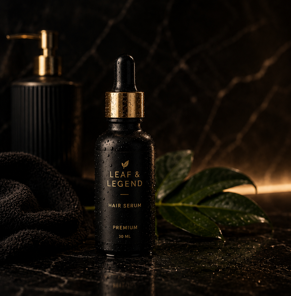 Leaf & Legend Premium Hair Serum – Anti Frizz, Heat protection & Daily Control 30 ml